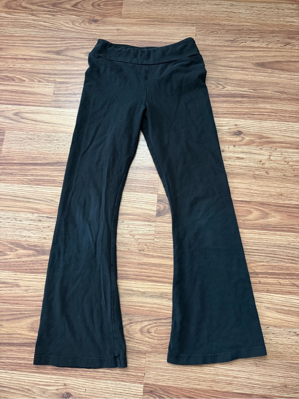 Cat & Jack Black Kids Flared Leggings Medium (8)